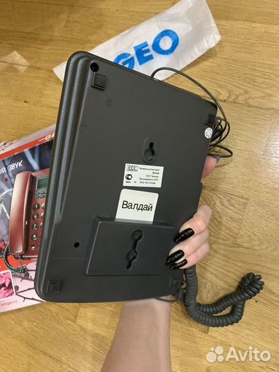 Телефон telegeo с ЖК дисплеем