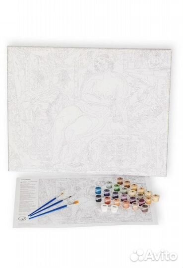 Картина по номерам 40х50 Рыжий кот