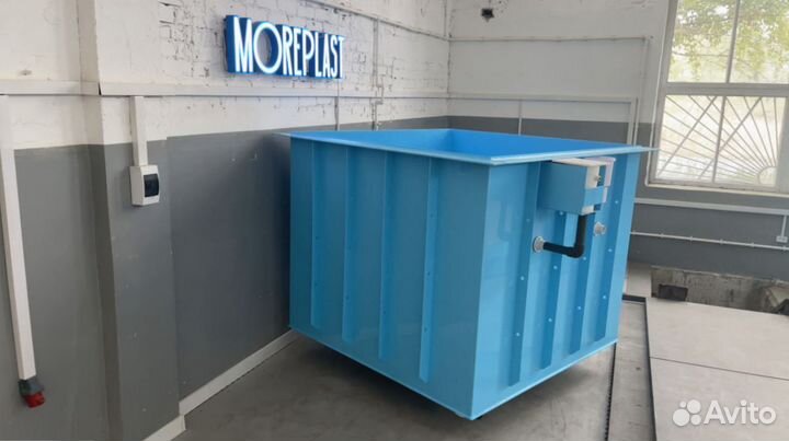 Купель квадратная с установкой 2000х1500х1000мм