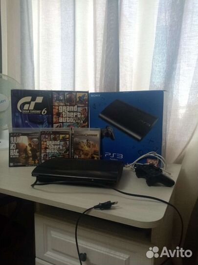 Игровая приставка ps3 super slim