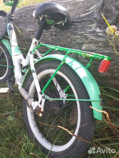 Велосипед детский зеленый