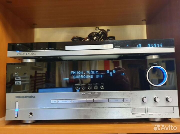 Ресивер Harman Kardon AVR130 +DVD22