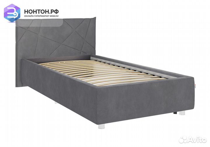 Кровать Бест темно-серая
