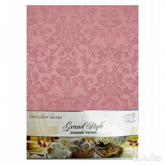 Скатерть 180х150 цвет брусничный, арт.01шс55-1к-12