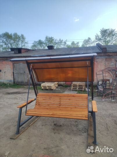 Дачная качель лофт