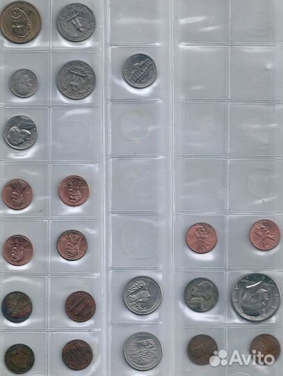 Монеты Канады и США