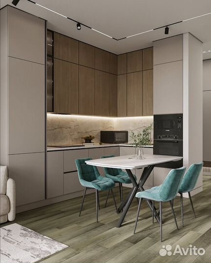 Красивый кухонный гарнитур