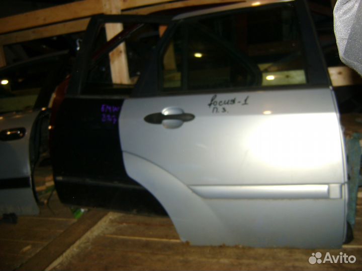 Дверь задняя правая Форд Фокус 1 Ford Focus 1 сере