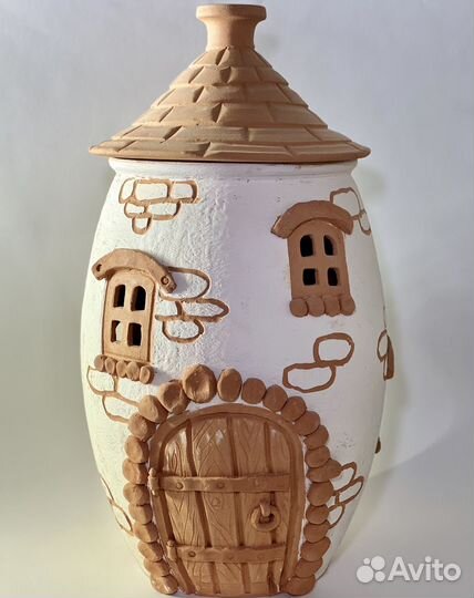 Керамическая емкость для хранения лука