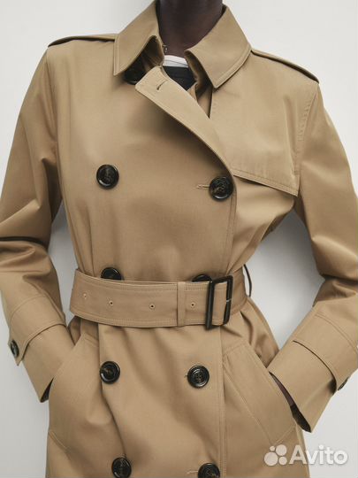 Тренч Massimo Dutti XS-L