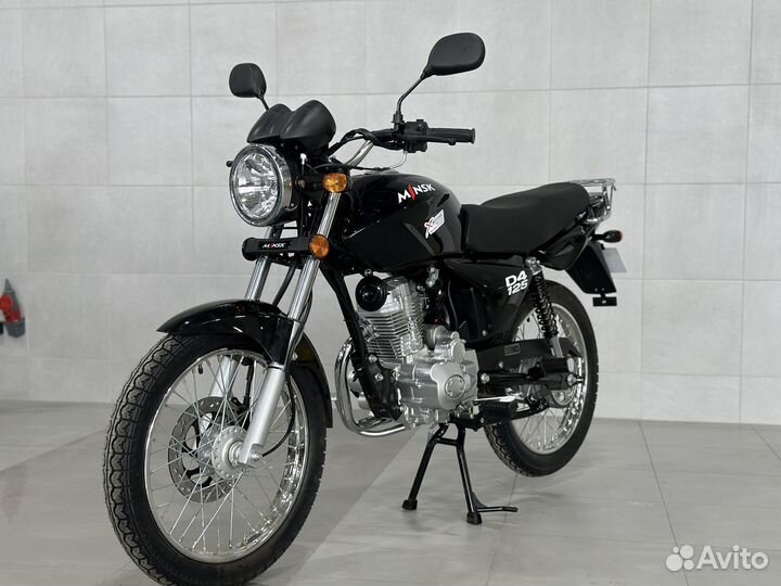 Мопед minsk D4 125 M1NSK черный