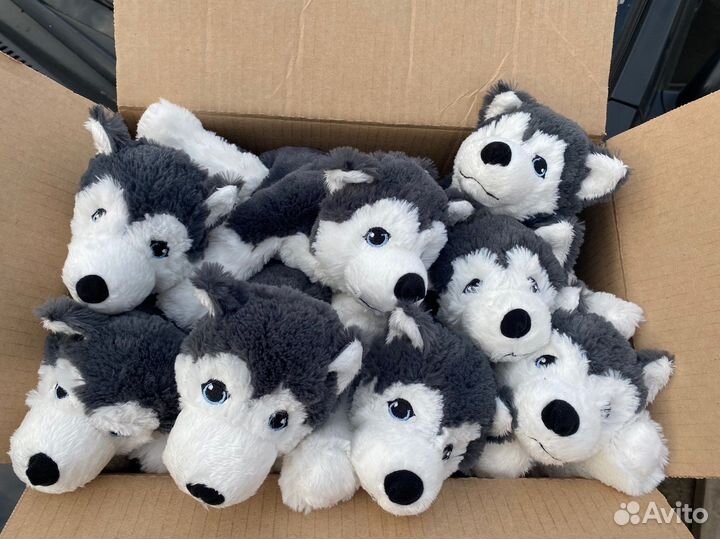 Игрушка IKEA хаски livlig 26 см