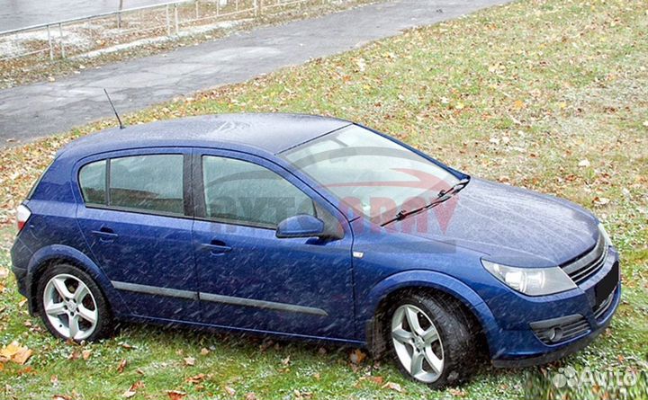 Реснички Sport на фары Opel Astra H / GTC