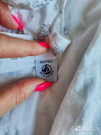 Petit bateau платье для девочки 74
