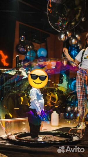 Шоу мыльных пузырей