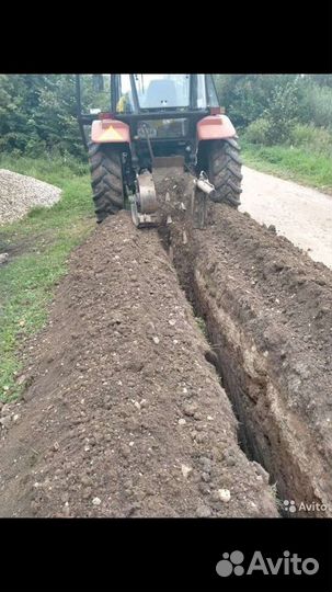 Траншеекопатель,Эксковатор,бара