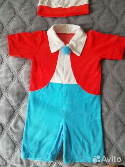 Костюм карнавальный, гномик-буратино