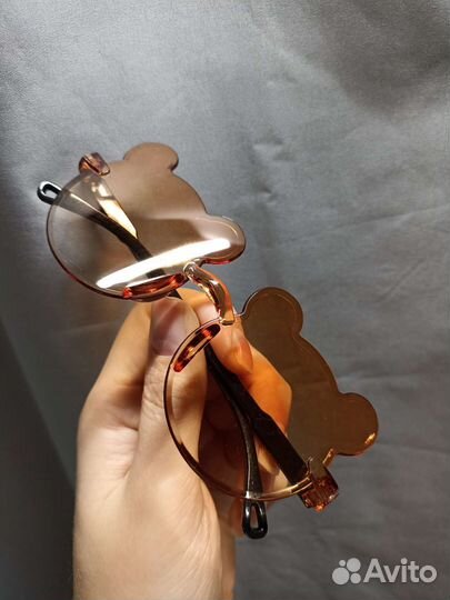 Очки мишки и кошка детские солнцезащитные