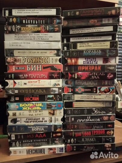 Фильмы на VHS кассетах