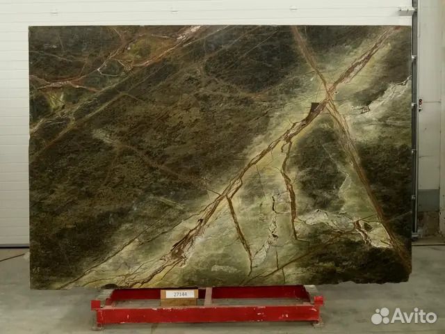 Мрамор bidasar green, Слэб 20 мм