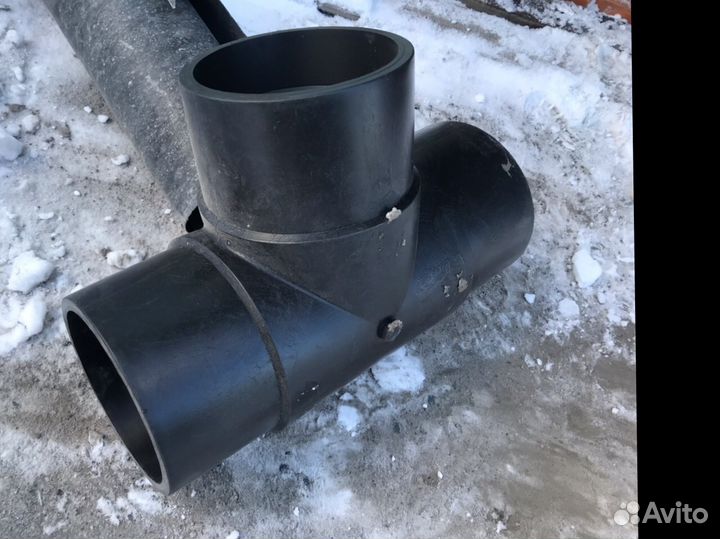 Тройник сварной пэ 100 SDR 17 225х225х225