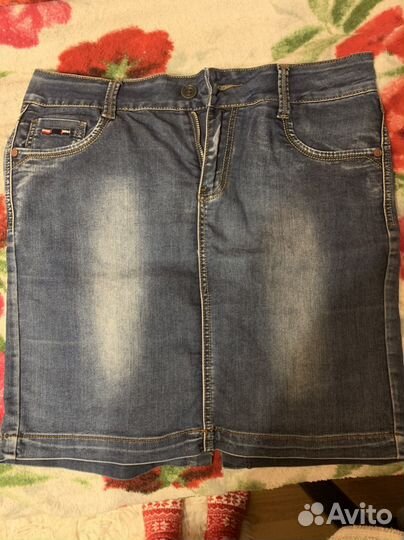 Юбка джинсовая