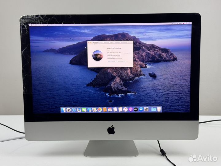 iMac 21.5 2017 4k i5/8gb /1Tb /Pro 555 2gb (битый)