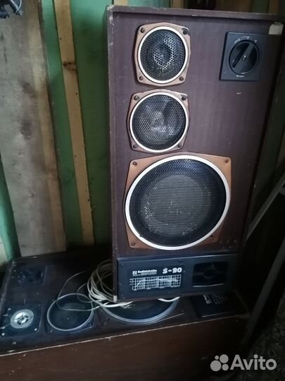 Усилитель Вега, колонки s90 радиотехника