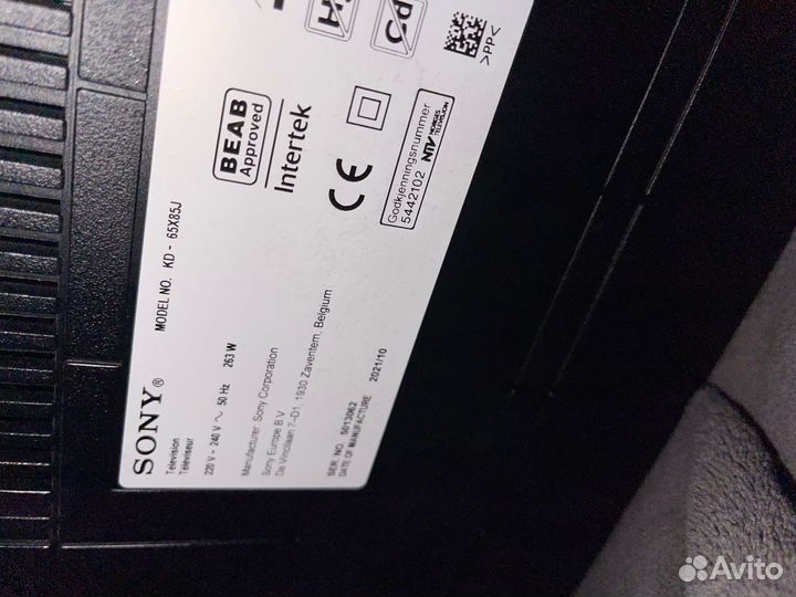 Телевизор Sony 65 KD-65X85J Google TV (2022)