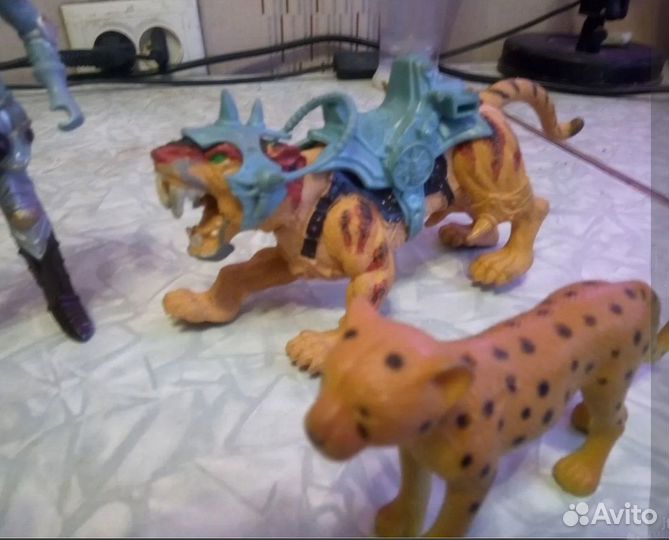 Рыцарь с тигром и леопардом