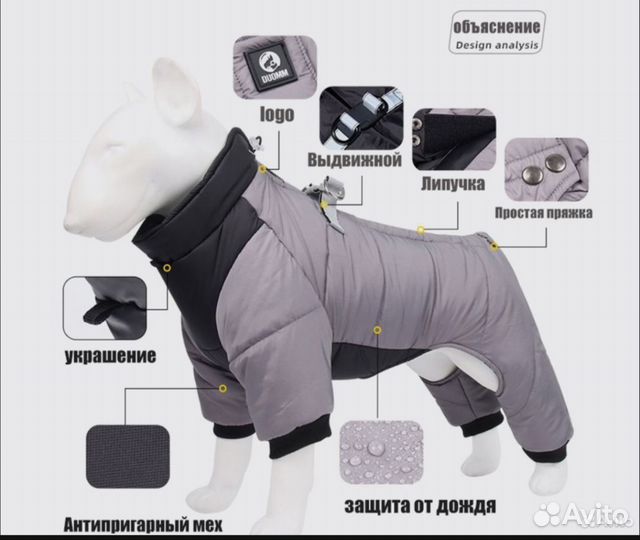 Зимняя одежда для собак