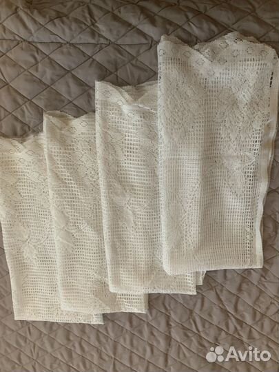 Тюль СССР. Занавесочки 4шт