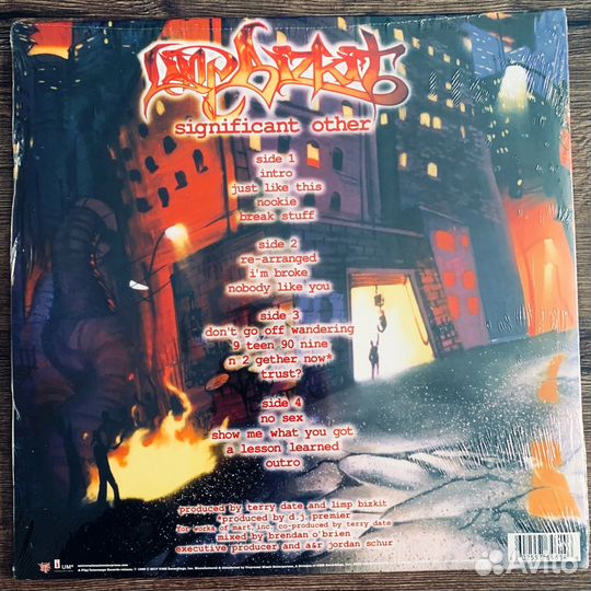 Винил Limp Bizkit - Significant Other 2LP