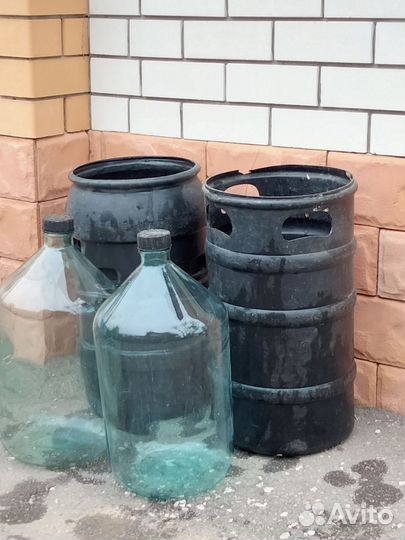 Стеклянные бутыли 20л