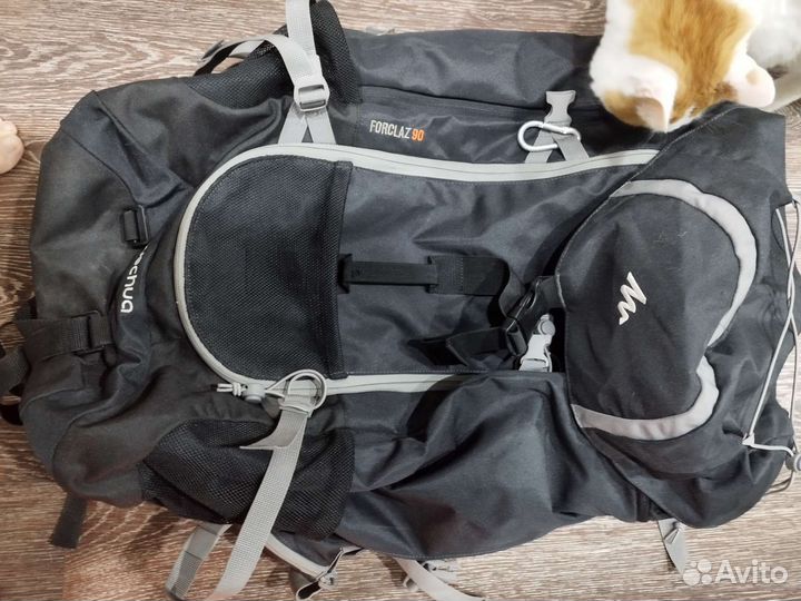 Туристический рюкзак 90 литров quechua forclaz