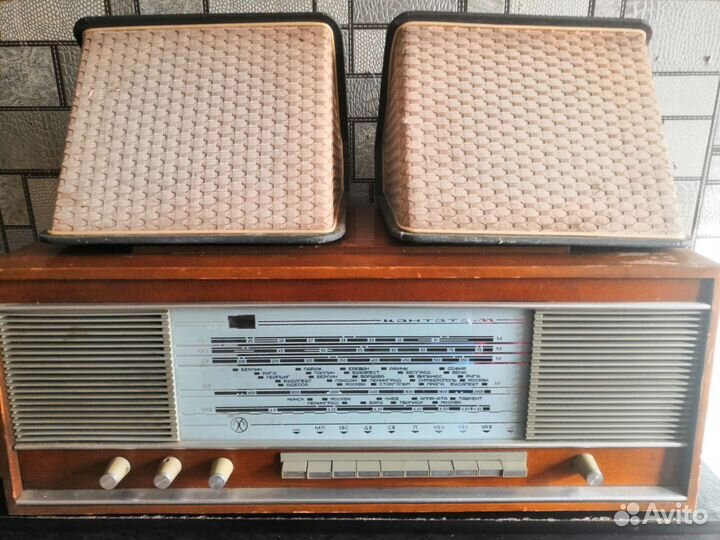 Радиола кантата м с дополнительными динамиками