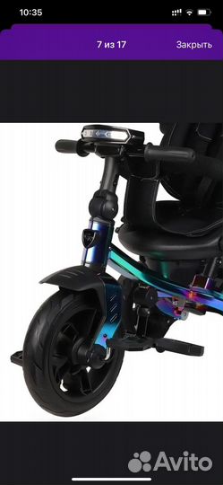 Велосипед коляска с ручкой