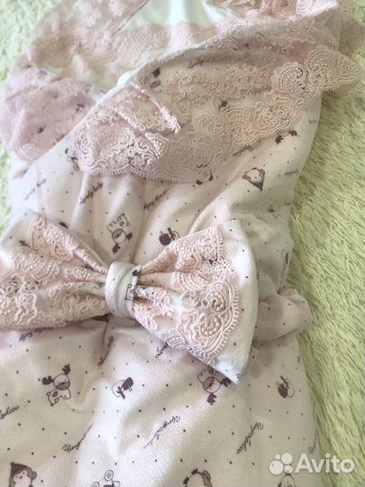 Конверт на выписку зимний для девочки