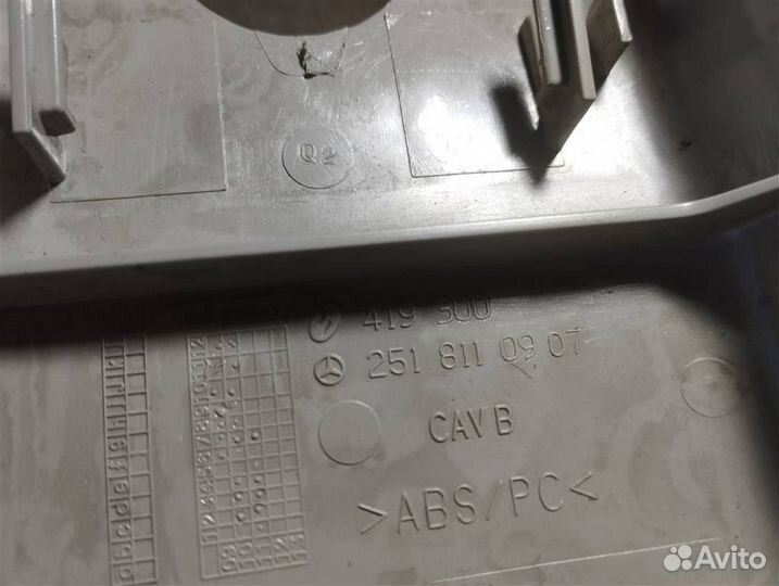 Накладка на зеркало, Mercedes GL X164 2011