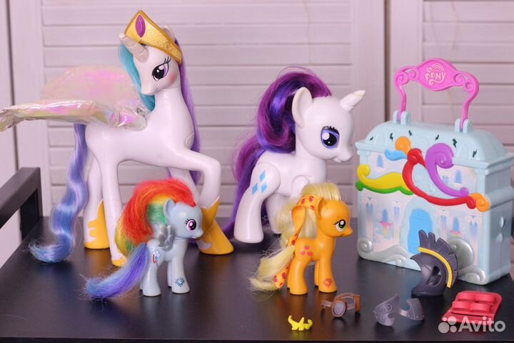 My Little пони Лот Селестия Эпплджек Радуга Рарити