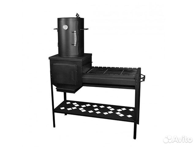 Мангал с коптильней, Профи, Завод Палитра, сталь 3