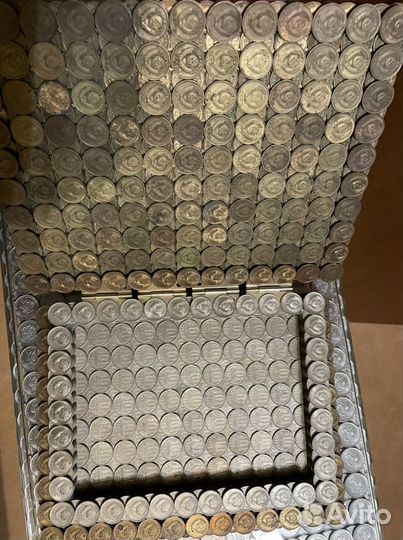 Книга из монет эпохи СССР в количестве около 69 ст
