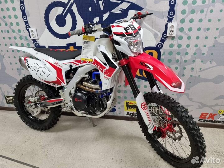 Мотоцикл кроссовый Hasky F8 450cc 21/18