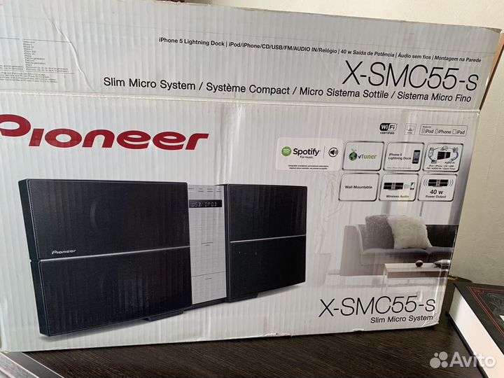 Музыкальный центр pioneer x-smc55-s