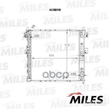 Радиатор ssangyong actyon 2.0-2.3 (паяный) 06
