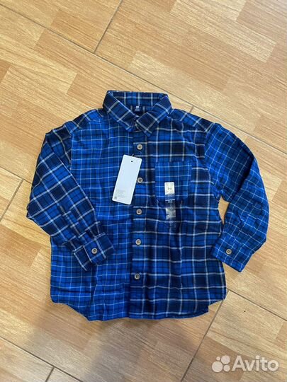 Рубашка для мальчика uniqlo 105-115