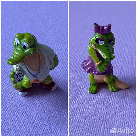 Киндер игрушки Крокодилы в школе