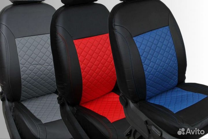 Чехлы универсальные экокожа автопутешествия