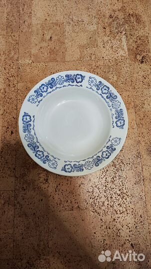 Тарелки суповые и десертные СССР