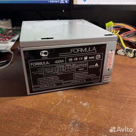 Материнская плата + проц + оперативка + бп